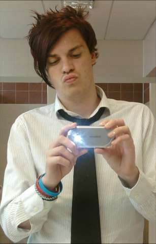 Pout.