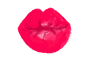 Kissing pink lips