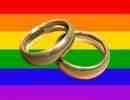 rainbow weddin rings