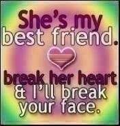 Shes my b