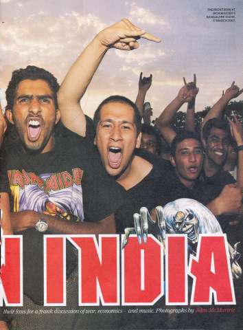 Iron maiden india