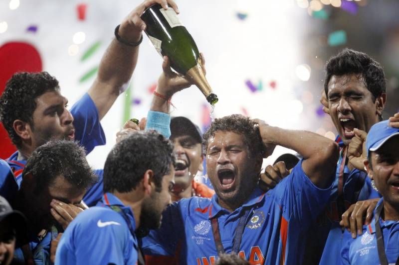 India after their world cup win