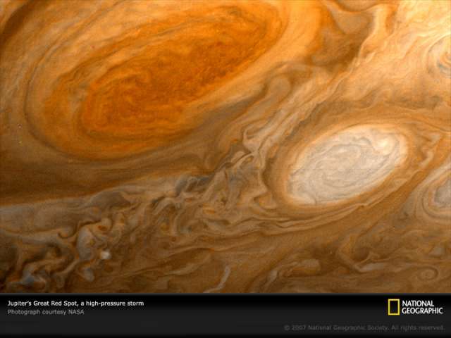 Jupiter''s great red spot
