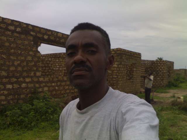 at the site