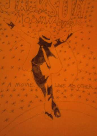 My drawin of michael jackson