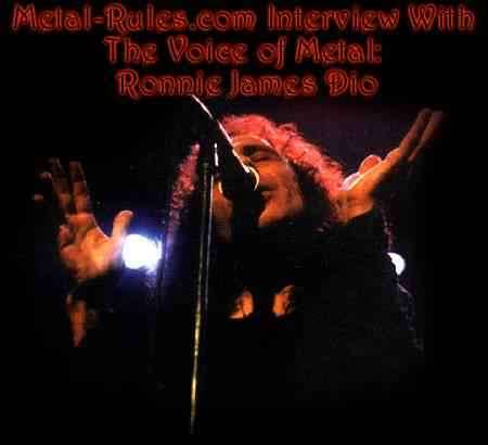 The voice of metal. Dio