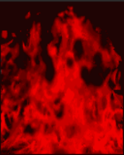Red flames
