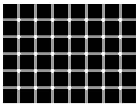 can you see the black dots?