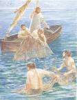 Jesus fishing