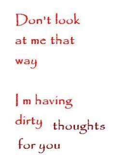 dont look