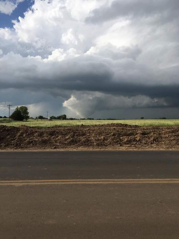 Tornado north of Stillwater, OK.