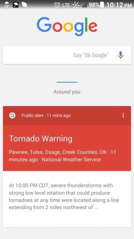 Tornado Warning 4/27