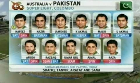 Pak team
