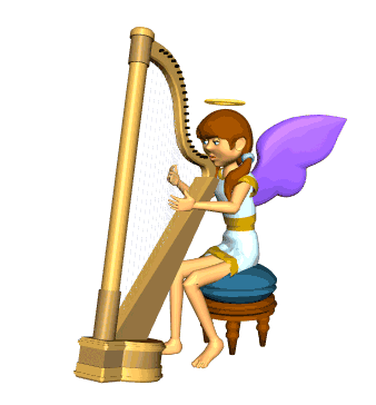 angela playing harp 2