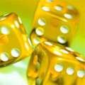 Cool gold dice