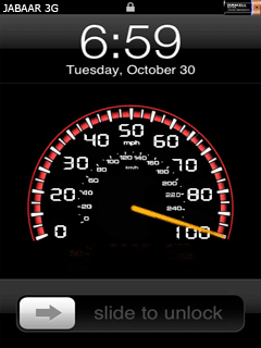 speedometer screensaver