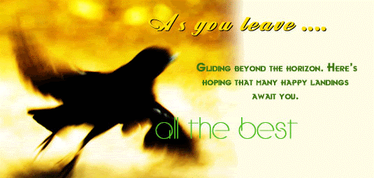 gliding along the horizon