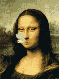 Smoking Monalisa