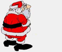 santa peeing (gif)