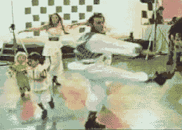 (new) spin kick gif