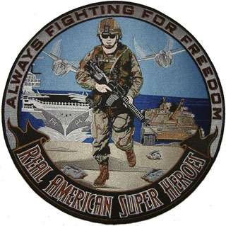 Army super heroes usa badge