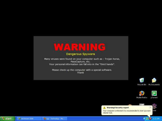 Another Fake Virus Alert