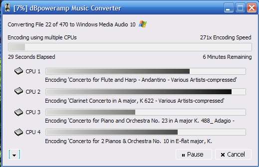 Multi-Core Encoding Example