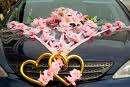 Car gift with flowers