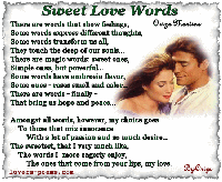 sweet love poem
