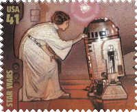 Princess Leia Stamp