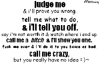 judge me
