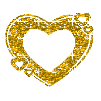 gold heart