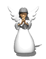 cartoon angel prayin