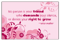 pink friend quote.gi