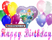 happy b day/balloons