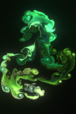 Mystical Green Whirlwind 🌌✨