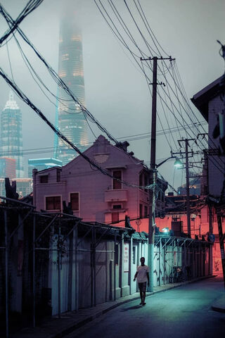 Mystical Alleyways: A Night in the City 🌃✨