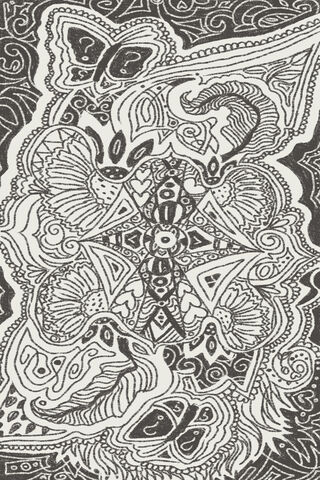 Whimsical Zen Patterns: A Journey Within 🌌✨