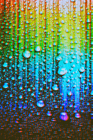 Colorful Cascade: The Magic of Rainbow Drops 🌈💧