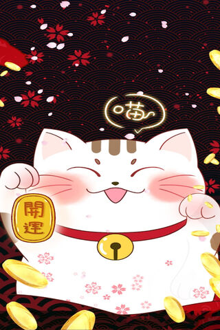 Lucky Charm: The Maneki Neko's Blessing 🐾✨