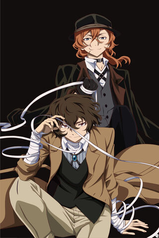 Dynamic Duo: Dazai and Chuuya Unleashed! 🎩✨