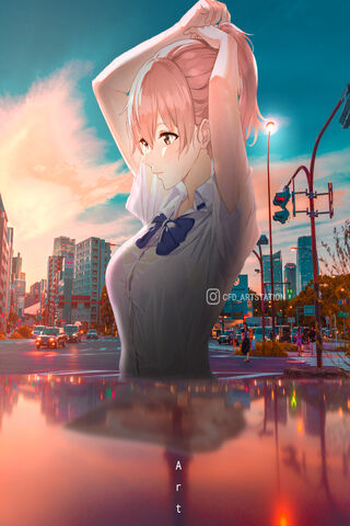 Urban Dreamscape: Anime Elegance 🌆✨