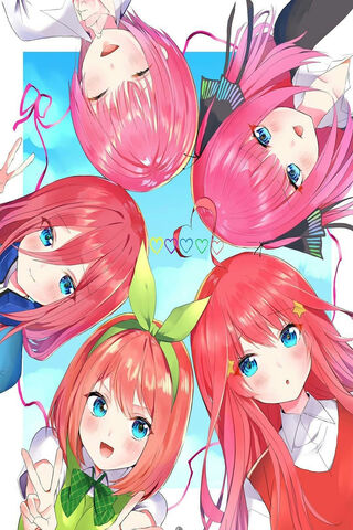 The Quintessential Quintuplets Unite! 🌟👩 👩 👧 👧