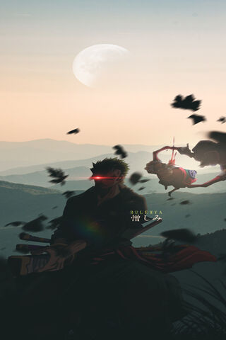 Zoro Roronoa: The Swordsman of the Moonlit Mountains 🌙⚔️