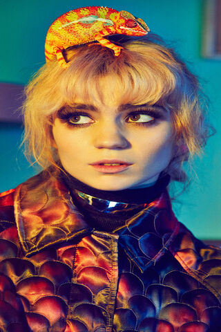 Chameleon Charm: A Colorful Fusion