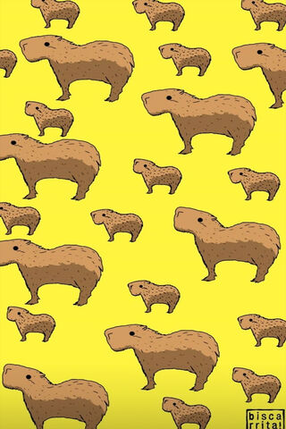 Carpincho Craze: A Playful Pattern! 🐾✨