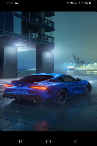 Nighttime Elegance: The 2021 Supra Mk5