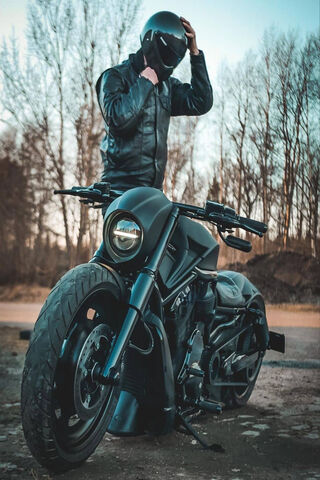 The Bold Rider: Embracing the Open Road 🏍️✨