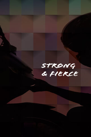 Rider's Spirit: Strong & Fierce 🏍️💨