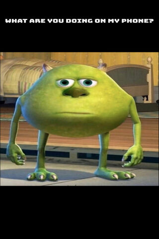 Mike Wazowski: The Phone Guardian 📱👀